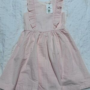 Hope&Henry Flutter Sleeve Organic Open Back Dress